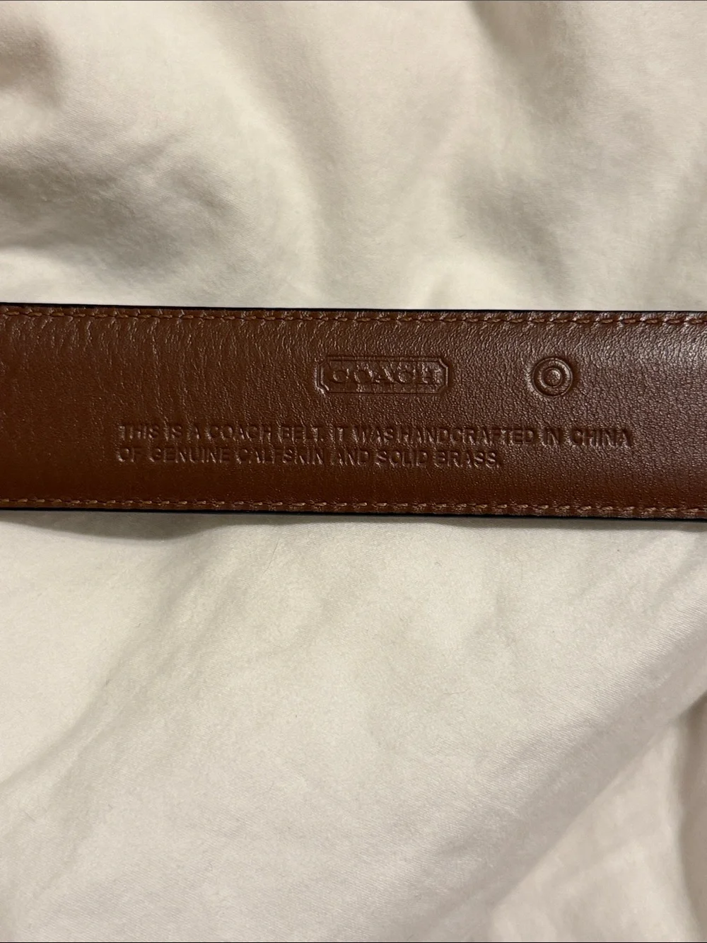 COACH Vintage Coach 5953 Black Leather Belt - Size 42 (105 cm)